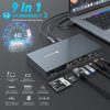 Rocketek 9in1 USB Type-C HUB USB 3.0/Thunderbolt 3 USB-C dokkoló szü- 5 kép