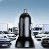 Choetech autós szivargyújtós gyorstöltő USB Type C PD / USB QC3.0-6971824978735 4 kép