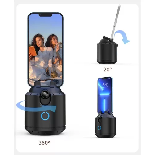 Telefon tartó 360° arc követéssel P3 fekete-5900217975984 4 kép