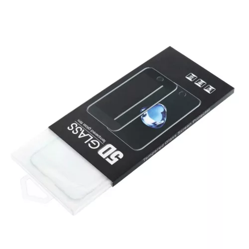 5D Teljes Ragasztó Edzett Üveg - iPhone 15 Pro (Adatvédelmi) fekete-5903396261077 3 kép