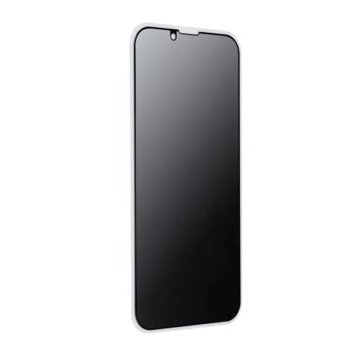 5D Teljes Ragasztó Edzett Üveg - iPhone 15 Pro (Adatvédelmi) fekete-5903396261077 5 kép