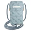 Guess Kézitáska GUPHL4GDBL 6.7" kék/kék kemény tok 4G Stripe-3666339031732 2 kép