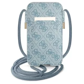 Guess Kézitáska GUPHL4GDBL 6.7" kék/kék kemény tok 4G Stripe-3666339031732 2 kép