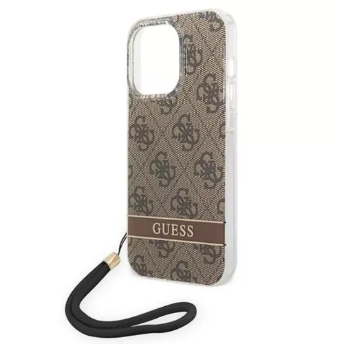 Guess GUOHCP14XH4STW iPhone 14 Pro Max 6.7" barna / barna keménytok 4-3666339093860 5 kép