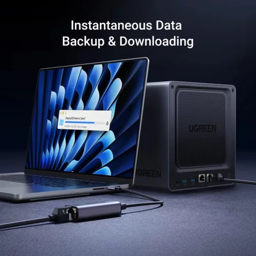 Ugreen CM648 USB-C to RJ45 Ethernet 2.5G adapter - szürke-6941876220526 3 kép