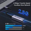 Ugreen CM648 USB-C to RJ45 Ethernet 2.5G adapter - szürke-6941876220526 9 kép