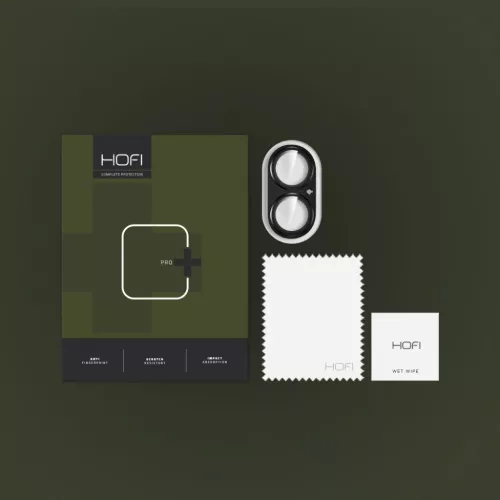 Hofi Fullcam Pro+ Kameravédő Iphone 16 / 16 Plus Fekete üvegfólia-5906302311064 4 kép