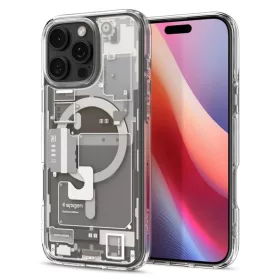  iPhone 16 Pro Zero One Natural Titanium Spigen Ultra Hybrid Mag Magsa-8809971230490 1 kép