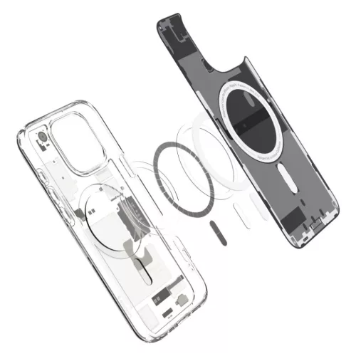  iPhone 16 Pro Zero One Natural Titanium Spigen Ultra Hybrid Mag Magsa-8809971230490 4 kép