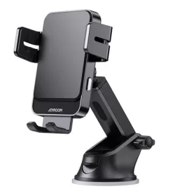   Joyroom JR-ZS219 autós telefontartó készlet Qi vezeték nélküli töltővel (fekete) tapadókorongos, műszerfelra