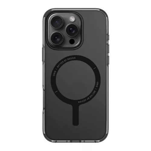 Uniq Clario tok iPhone 16 Pro 6.3" Magclick Charging füst/sötétszü-8886463689745 2 kép