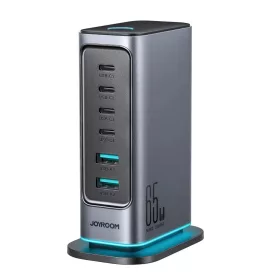 Joyroom JR-TCM02 többportos GaN töltő 65W EU 4x USB-C 2x USB-A - s�-6956116795528 1 kép