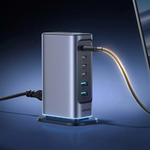Joyroom JR-TCM02 többportos GaN töltő 65W EU 4x USB-C 2x USB-A - s�-6956116795528 8 kép