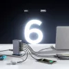 Joyroom JR-TCM02 többportos GaN töltő 65W EU 4x USB-C 2x USB-A - s�-6956116795528 9 kép
