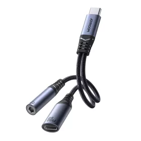 Joyroom SY-C02 2in1 DAC adapter USB-C to USB-C / 3.5 mm mini jack - fe-6956116773861 1 kép