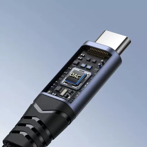 Joyroom SY-C02 2in1 DAC adapter USB-C to USB-C / 3.5 mm mini jack - fe-6956116773861 9 kép