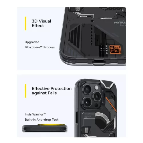  iPhone 15 Pro Max Fehér Benks Magnetic Mecha Series tok-6948005903251 4 kép