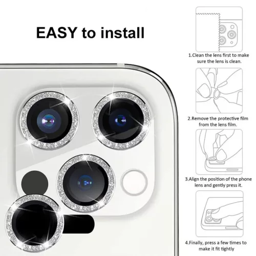 Tempered Glass HARD DIAMOND kamera (LENCSE) védő üvegfólia iPhone -5900217985952 8 kép