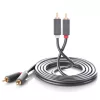 Ugreen sztereo 2RCA audio-video kábel Cinch 5m szürke (10520)-6957303815203 1 kép