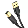 Ugreen USB/USB Type B nyomtató kábel 3m fekete-6957303813513 1 kép