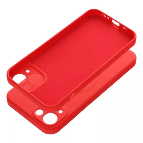 SILICONE MAG COVER tok MagSafe kompatibilis IPHONE 13-hoz piros-5903396162558 7 kép