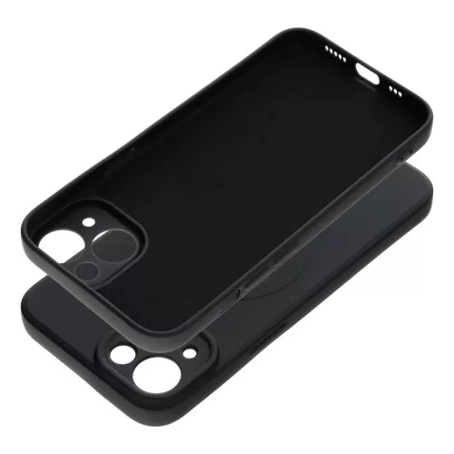 SILICONE MAG COVER tok MagSafe kompatibilis IPHONE 14 fekete-5903396179112 3 kép