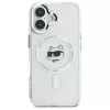  iPhone 16 Plus fehér Karl Lagerfeld IML Metal Choupette Head MagSafe-3666339318093 3 kép