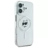  iPhone 16 Plus fehér Karl Lagerfeld IML Metal Choupette Head MagSafe-3666339318093 4 kép