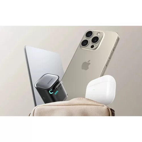 Joyroom TCL02 GaN 65W Töltő visszahúzható kábellel-Bl-6956116714475 6 kép