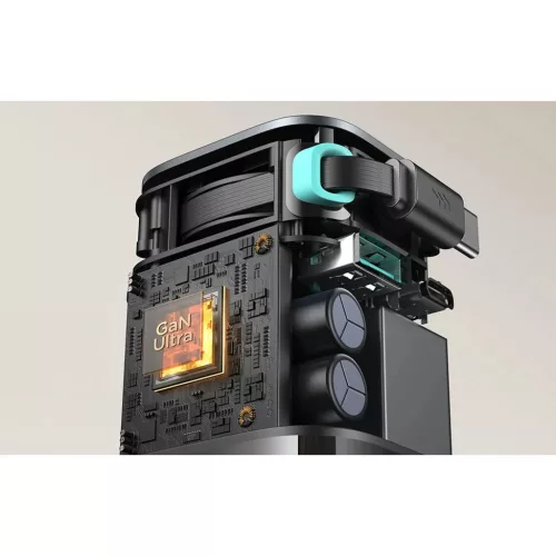 Joyroom TCL02 GaN 65W Töltő visszahúzható kábellel-Bl-6956116714475 7 kép
