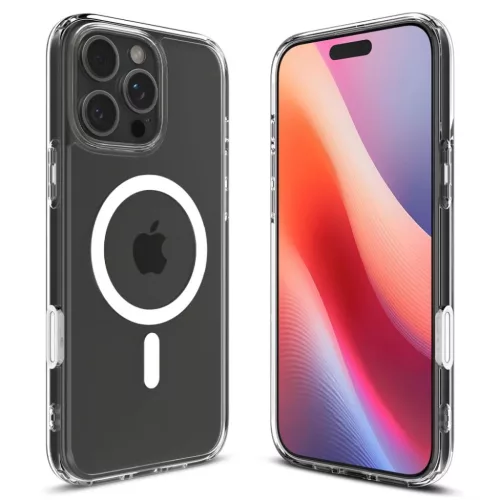  iPhone 16 Pro Fehér SPIGEN ULTRA HYBRID "T" MAG MagSafe tok-8809971233682 2 kép