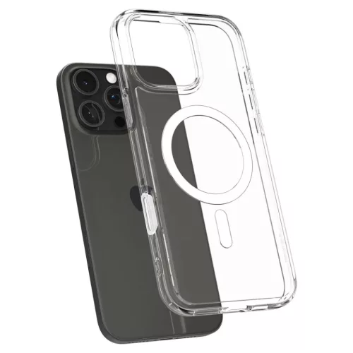  iPhone 16 Pro Fehér SPIGEN ULTRA HYBRID "T" MAG MagSafe tok-8809971233682 8 kép