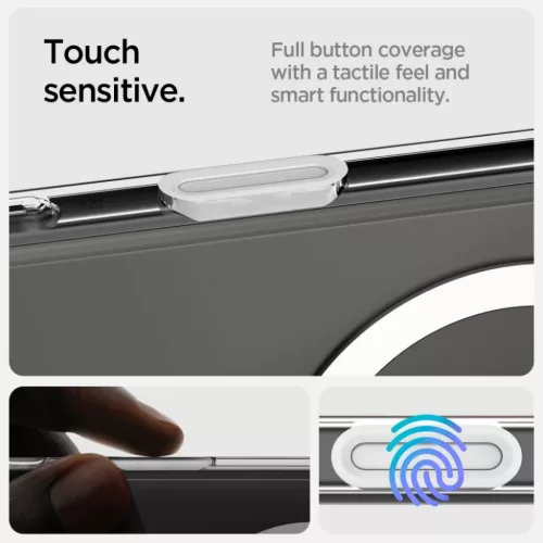  iPhone 16 Pro Fehér SPIGEN ULTRA HYBRID "T" MAG MagSafe tok-8809971233682 10 kép