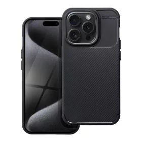 CARBON PREMIUM tok IPHONE 15 Pro fekete tok-5903396212086 7 kép