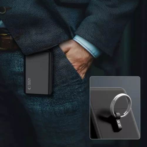 Tech-Protect KLR200 Fém Keyless RFID jelblokkoló tok fekete blokkol�-5906302377008 7 kép