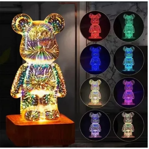 LED Éjjeli Lámpa 3D MACI Art Deco Álló L3GFBD,-5903396266263 3 kép