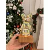 LED Éjjeli Lámpa 3D MACI Art Deco Álló L3GFBD,-5903396266263 9 kép