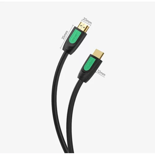 Ugreen HDMI kábel 19-tűs, 1.4 V 4K 60Hz 30AWG 1m fekete (10115)-6957303811151 2 kép
