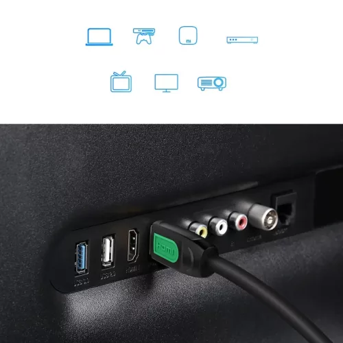 Ugreen HDMI kábel 19-tűs, 1.4 V 4K 60Hz 30AWG 1m fekete (10115)-6957303811151 9 kép