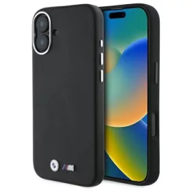    iPhone 16 fekete BMW M Smooth Teljes Burkolatú Fém MagSafe tok