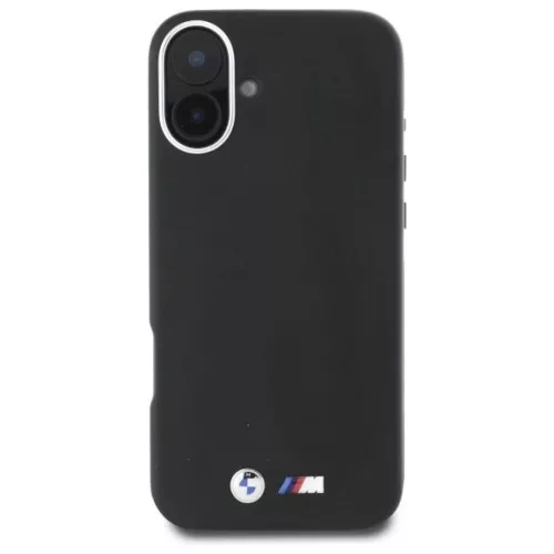  iPhone 16 fekete BMW M Smooth Teljes Burkolatú Fém MagSafe tok-3666339324568 3 kép