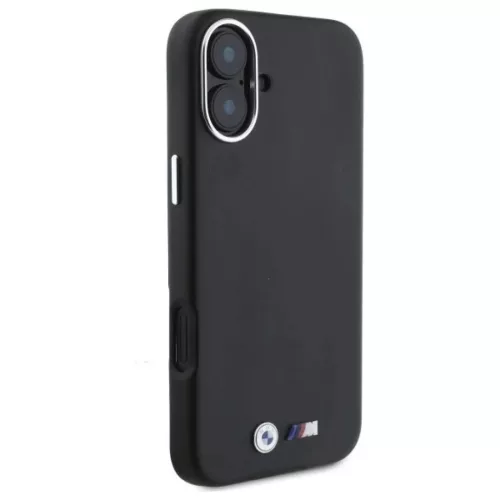  iPhone 16 fekete BMW M Smooth Teljes Burkolatú Fém MagSafe tok-3666339324568 4 kép