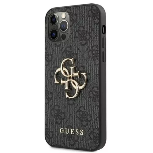 Guess GUHCP12M4GMGGR iPhone 12/12 Pro 6,1" szürke tok 4G Big Metal Lo-3666339004576 2 kép