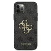 Guess GUHCP12M4GMGGR iPhone 12/12 Pro 6,1" szürke tok 4G Big Metal Lo-3666339004576 3 kép