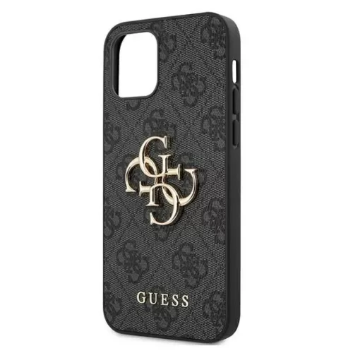 Guess GUHCP12M4GMGGR iPhone 12/12 Pro 6,1" szürke tok 4G Big Metal Lo-3666339004576 6 kép