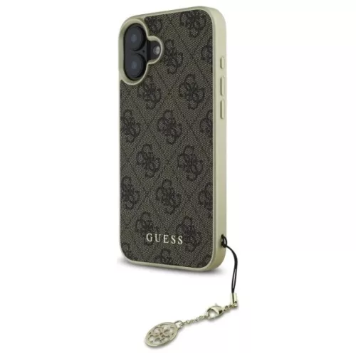  iPhone 16 Plus 6.7" Barna/Barna Guess GUHCP16MGF4GBR 4G Charms Collec-3666339345938 2 kép