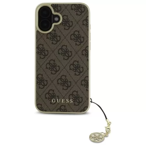  iPhone 16 Plus 6.7" Barna/Barna Guess GUHCP16MGF4GBR 4G Charms Collec-3666339345938 3 kép