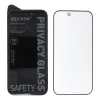 6D Pro Veason Privacy üvegfólia - iPhone 15 fekete-5903396248450 3 kép