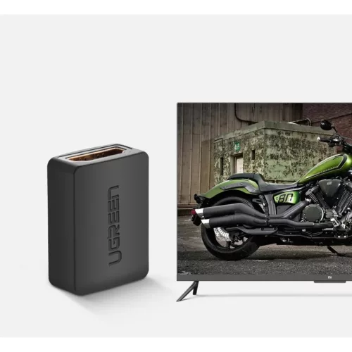 Ugreen adapter csatlakozó HDMI hosszabbító adapter fekete (20107)-6957303821075 6 kép