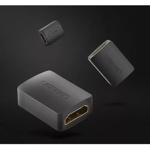 Ugreen adapter csatlakozó HDMI hosszabbító adapter fekete (20107)-6957303821075 7 kép
